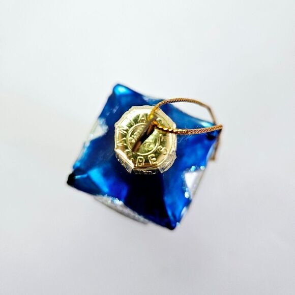 Disney 1999 Cinderella Castle Clock Tower Blown Glass Christmas Tree Ornament - Picture 7 of 7